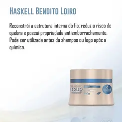 MASCARA HASKELL BENDITO LOIRO 300G