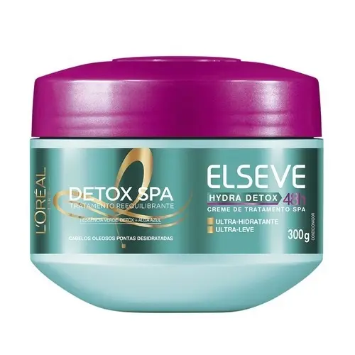 CREME PARA TRATAMENTO ELSEVE 300G HYDRA DETOX