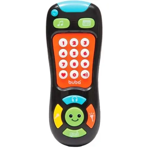 BRINQUEDO BUBA CONTROLE REMOTO MUSICAL PRETO BUBA