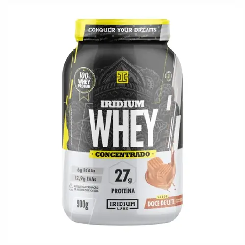 WHEY PROTEIN CONCENTRADO 100% SABOR DOCE DE LEITE 900 G IRID