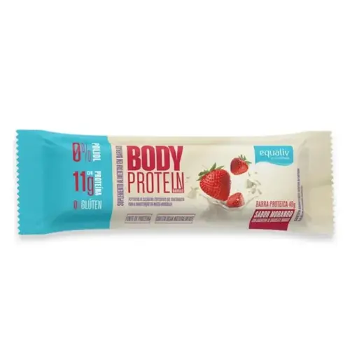 EQUALIV BODY PROTEIN 40G MORANGO
