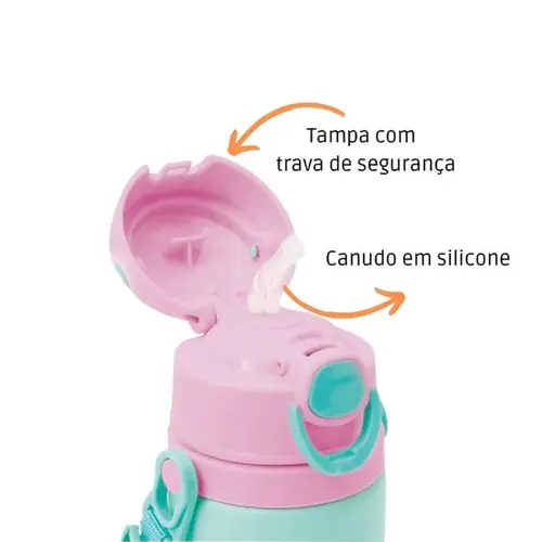 GARRAFINHA DE ALUMINIO C/CANUDO BUBA GIRAFA