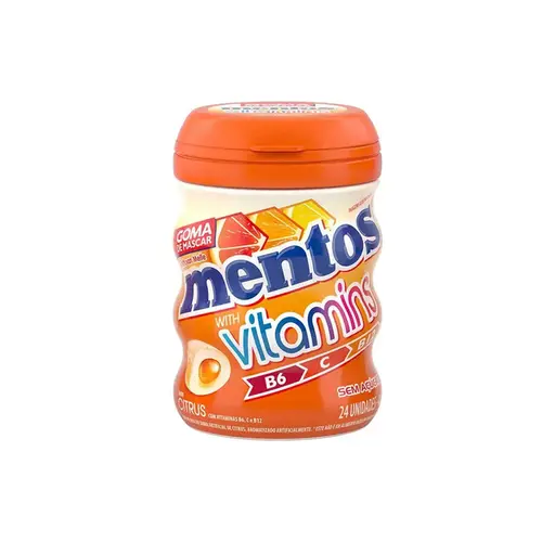 MENTOS GARRAFA 48G VITAMINS