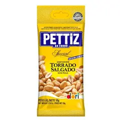 AMENDOIM PETTIZ TOR S/PELE 50G