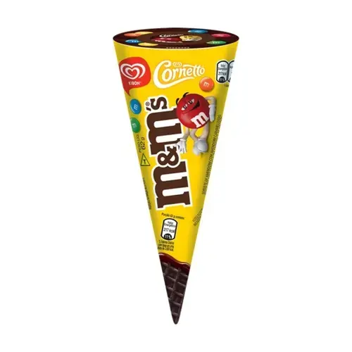SORVETE KIBON CORNETTO M &M S
