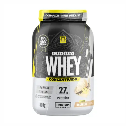 IRIDIUM WHEY CONCENTRADO BAUNILHA 900G