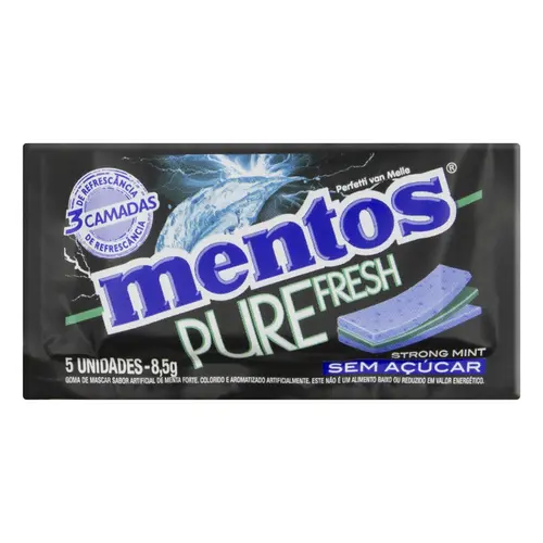 MENTOS GOMA PURE FRESH STRONG MINT 5UN