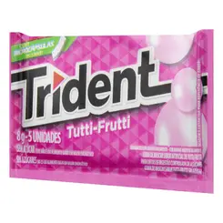 TRIDENT CHICLETE TUTTI FRUTTI  5UN