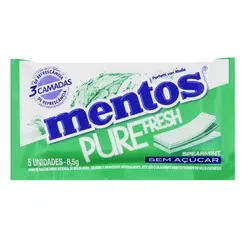 MENTOS GOMA PURE FRESH 5UN SPEARMINT