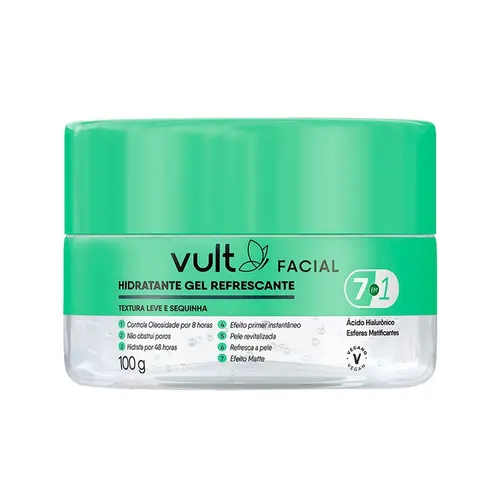 VULT CREME FACIAL HIDRAT GEL 100G REFRESCANTE