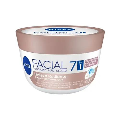 CREME NIVEA FACIAL 100 G 7EM1 BELEZA RADIANTE