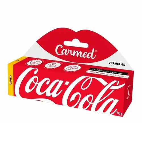 CARMED COCA-COLA 10 GR VERMELHO