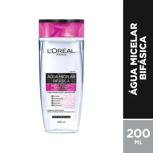AGUA MICELAR LOREAL BIFASICA 200ML