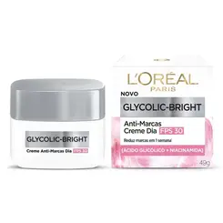 GLYCOLIC BRIGHT DAY ANTI-MARCAS CREME DIA FPS 30 49 G LOREAL