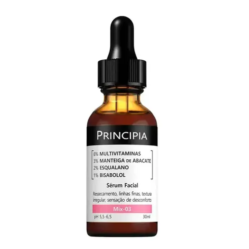 PRINCIPIA SERUM 6% MULTIVIT+MANT. ABACATE+ESQUAL+BISA MIX 03