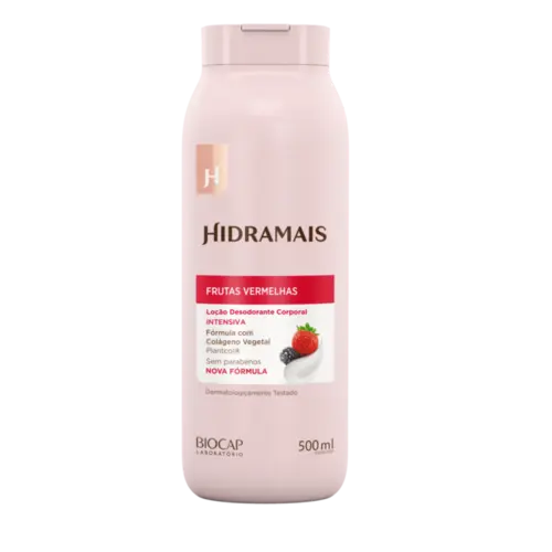 HIDRAMAIS 500ML LOCAO HIDRATANTE FRUTAS VERMELHAS