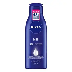 LOCAO DEO-HIDRATANTE NIVEA CORPORAL MILK 200 ML PELE SECA E EXTRASSECA