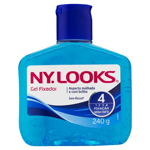 GEL FIX NY LOOKS 4 AZUL 240 G