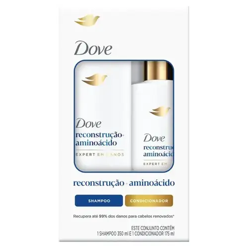 KIT DOVE SH 350 ML+COND 175ML RECONSTRUCAO+AMINOACIDO