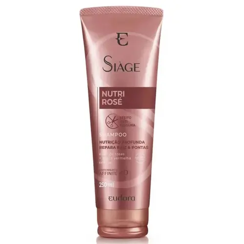 SHAMPOO EUDORA SIAGE 250ML NUTRI ROSE