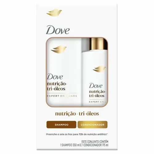 KIT DOVE SH 350 ML+COND 175 ML NUTRICAO+TRI-OLEOS