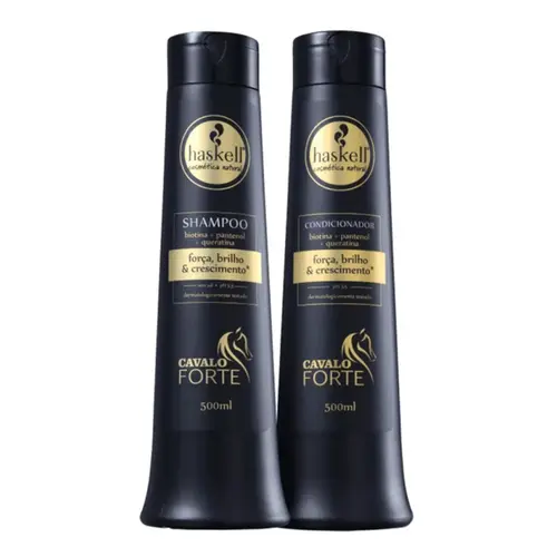 HASKELL PROMOPACK SH 500ML+COND 500ML CAVALO FORTE
