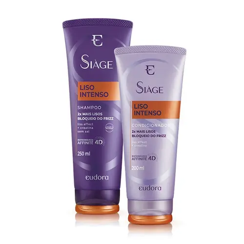 KIT EUDORA SIAGE SH 250 ML+COND 200 ML LISO INTENSO