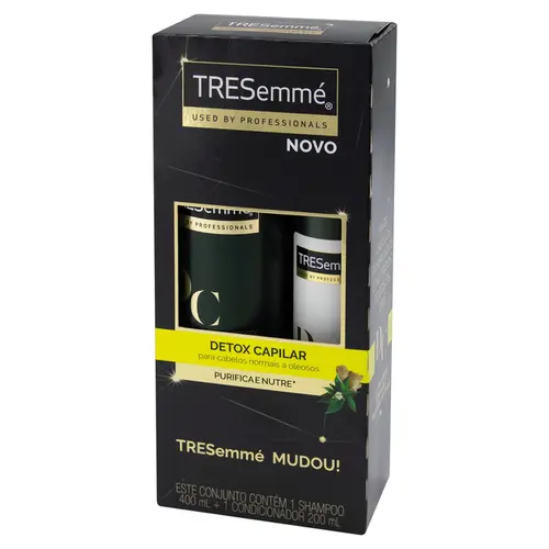 KIT TRESEMME SH 400 ML+COND 200 ML DETOX CAPILAR
