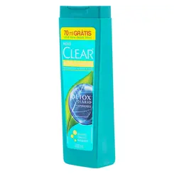 SHAMPOO CLEAR BOTANIQUE LEVE 400 ML PAGUE 330ML DETOX DIARIO CHA VERDE E ALECRIM