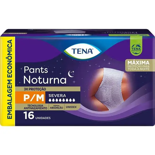ROUPA INTIMA TENA PANTS NOTURNA MEGA P/M 16 UN