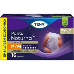 ROUPA INTIMA TENA PANTS NOTURNA MEGA P/M 16 UN