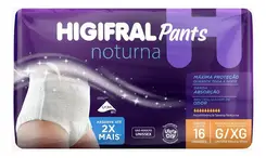 ROUPA INTIMA HIGIFRAL PANTS NOTURNA MEGA G/XG 16 UN