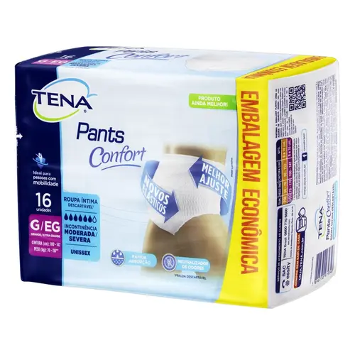 FRALDA TENA PANTS CONFORT G/E 16UN