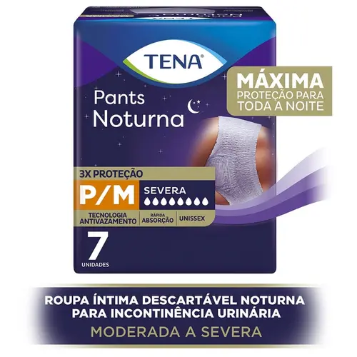ROUPA INTIMA TENA PANTS NOTURNA P/M 7UN