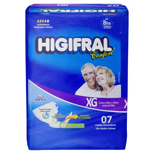 FRALDA HIGIFRAL CONFORT EXG 7