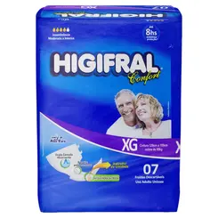 FRALDA HIGIFRAL CONFORT EXG 7