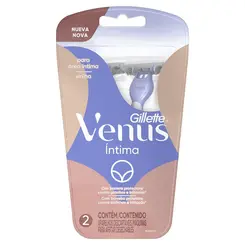 APARELHO DEPILAR GILLETTE VENUS INTIMA C/2 UN