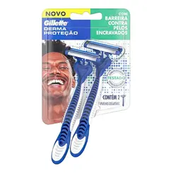 APAR BARBA  PRESTOBARBA DERMA PROTECAO C/2 UNIDADE