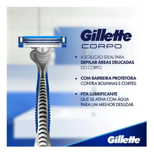 APARELHO GILLETTE PRESTOBARBA CORPO C/2UN