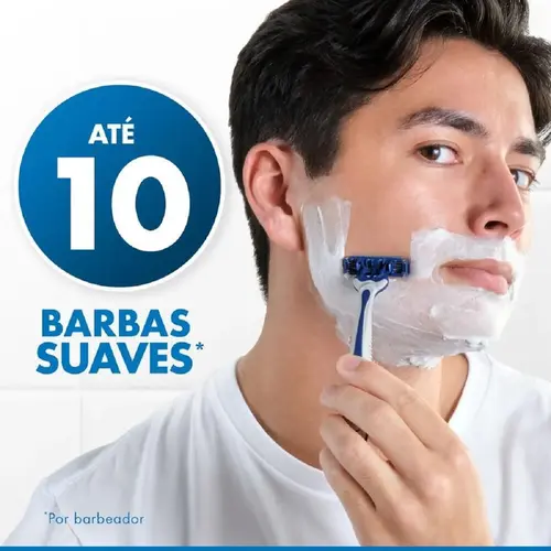 APARELHO GILLETTE PRESTOBARBA3 COMFORTGEL C/2UN