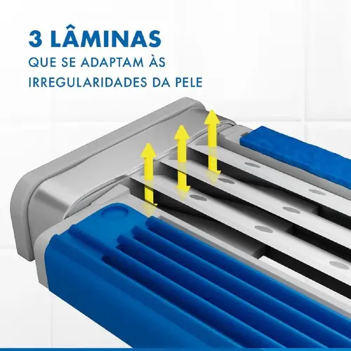APARELHO GILLETTE PRESTOBARBA3 COMFORTGEL C/2UN