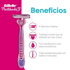 APAR BARBA PRESTOBARBA 3 MULHER