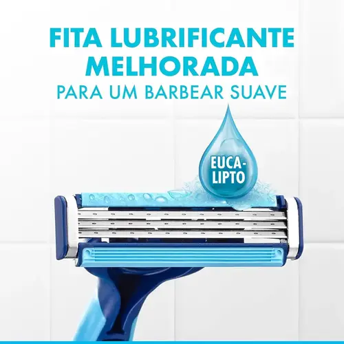 APARELHO GILLETTE PRESTOBARBA3 COOL C/2UN