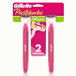 APARELHO GILLETTE PRESTOBARBA ULTRAGRIP FEM C/2 UN