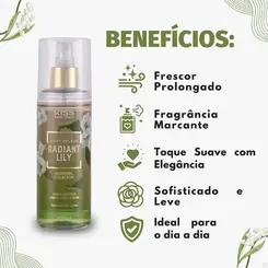 BODY SPLASH KISS NEW YORK 200 ML RADIANT LILY