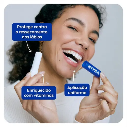PROTETOR LABIAL NIVEA 4,8G ORIGINAL CARE
