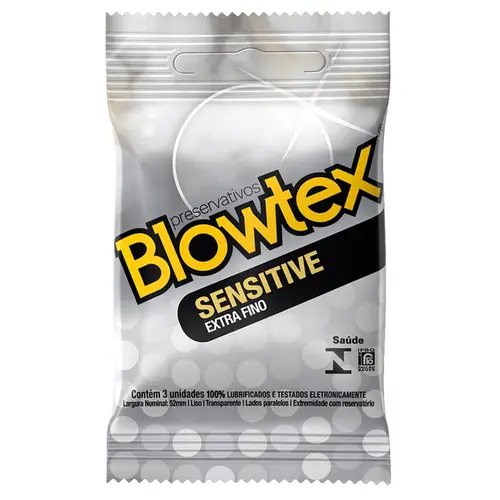 PRESERVATIVO BLOWTEX 3UN SENSITIVE SUPER ALOE VERA