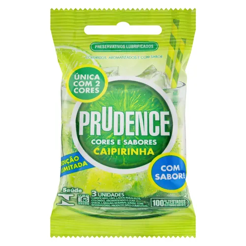 PRESERVATIVO PRUDENCE 3UN CAIPIRINHA