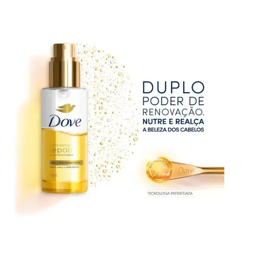 OLEO + SERUM BIFASICO DOVE BOND INTENSE REPAIR 110ML