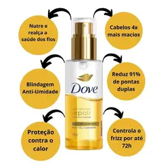 OLEO + SERUM BIFASICO DOVE BOND INTENSE REPAIR 110ML